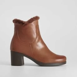 Botín Tacón Forrado Piel PITILLOS