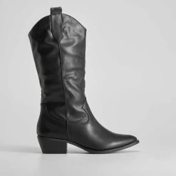 Bota Campera Negra De PICCOLA PIU