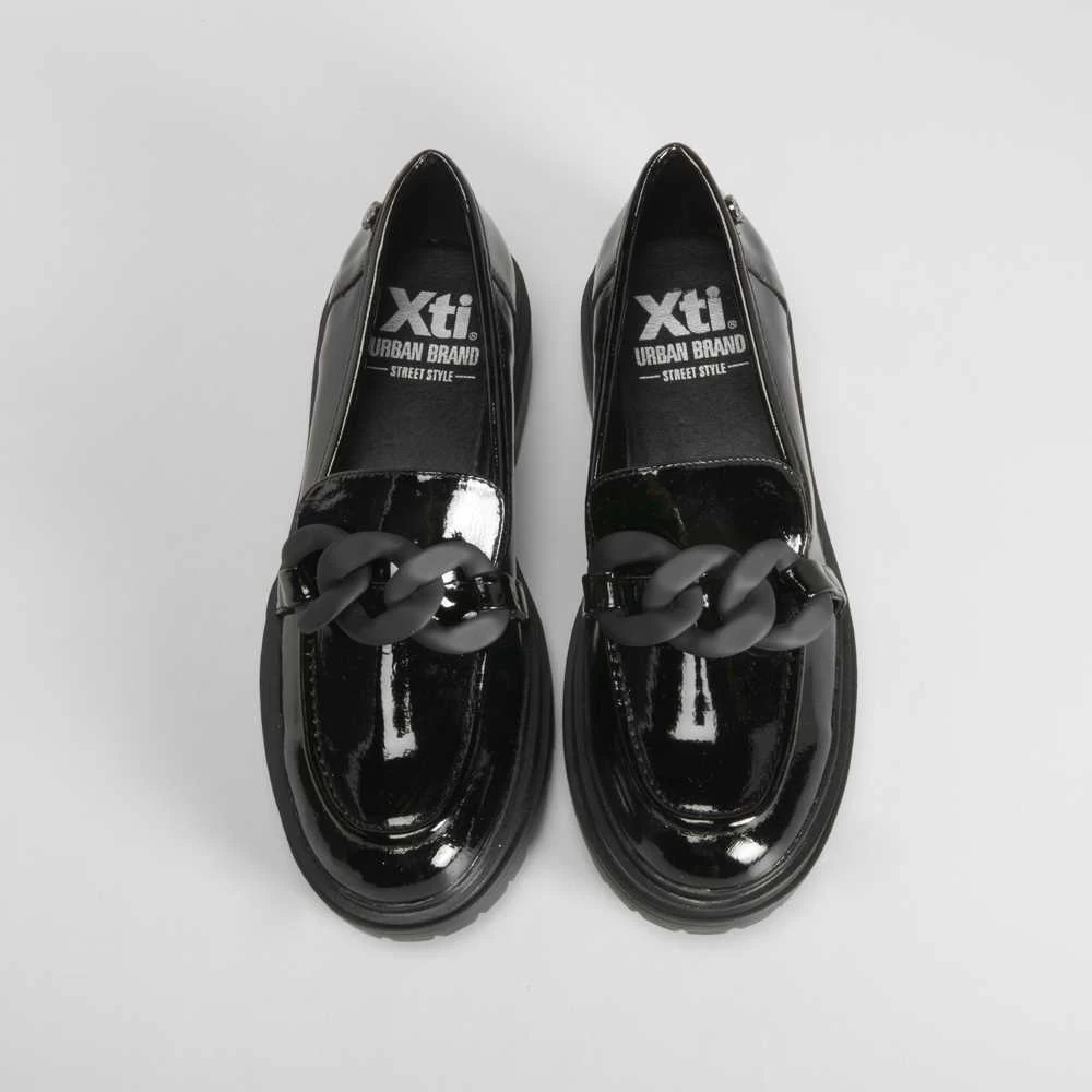 Mocasín De Charol XTI Negro 6 Mocasín De Charol XTI Negro - Imagen 4