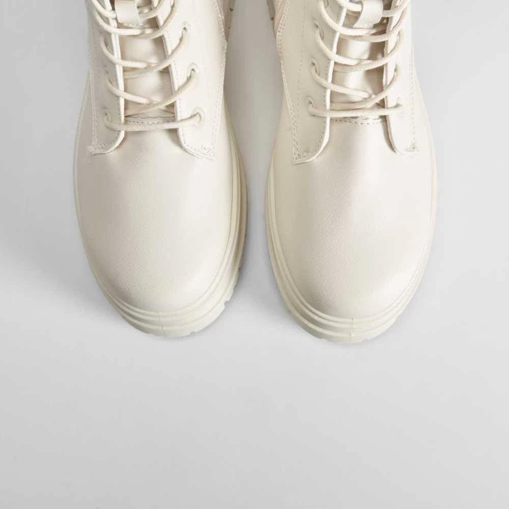Botín Blanco Militar NYC 6 Botín Blanco Militar NYC - Imagen 4