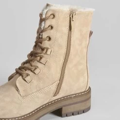 Botín Plano Con Cordones Beige SENDA ROAD -Moda Zapatos Tienda 5f120367 1b08 4d4a abe0 c46b837ad640 23222css4tn1b44 000 005