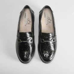 Mocasín Cuña Charol Negro COMFEET -Moda Zapatos Tienda 8ff71714 8134 41ba 9950 3a4af9a8c58e 23222csc1zp1n42 000 004