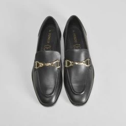 Mocasín De Piel FOSCO Negro -Moda Zapatos Tienda 98cf6536 5c3f 4f6d be2e 2eb1b88b81b2 23222vef1nm0n02 000 004