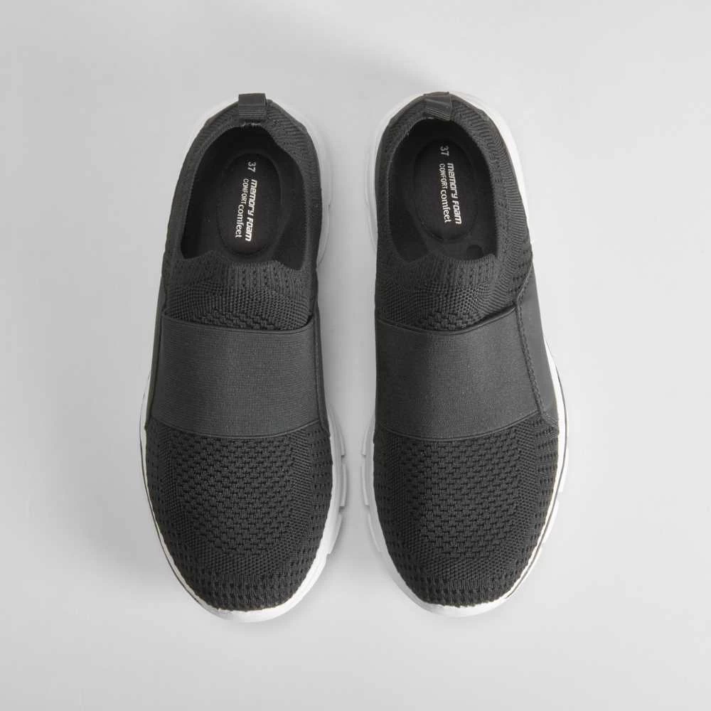 Deportiva Negra Walking Pillars COMFEET 6 Deportiva Negra Walking Pillars COMFEET - Imagen 4