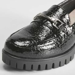 Mocasín Cuña Charol Negro COMFEET -Moda Zapatos Tienda d04d9675 7599 4059 97bc 7e08cc88f7df 23222csc1zp1n42 000 005