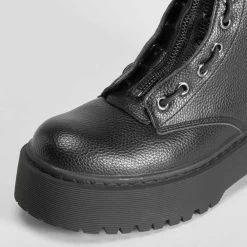 Botín Militar Cremallera Central NYC -Moda Zapatos Tienda 0acad035 c860 4b61 8e87 d3860285d8e3 23222csn4tn1n66 000 005