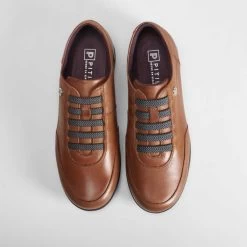 Zapato Marrón Elásticos Piel PITILLOS -Moda Zapatos Tienda 166f4f08 dd3e 4b15 85e3 db8a951501ea 23222ve91zp0m31 000 004