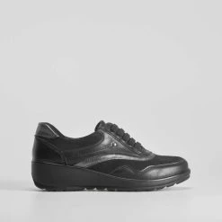 Zapato Cuña Cordones Elásticos COMFEET