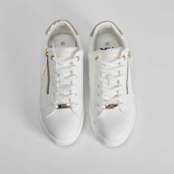 Zapatilla Deportiva Blanca Cremallera XTI -Moda Zapatos Tienda 2aba0520 2a59 4cc0 a252 b2cbe506f8b1 23222csx1zu1b61 000 004