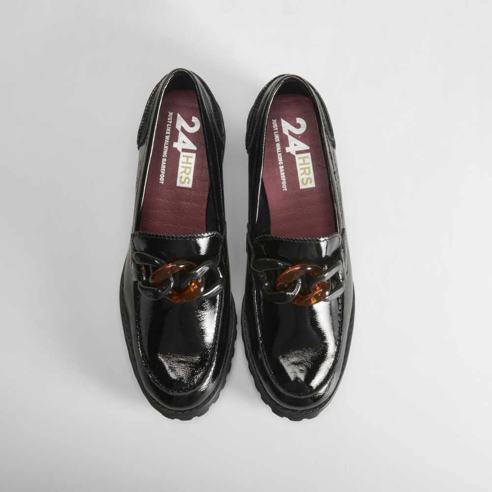 Mocasín Tacón Bajo Piel 24HRS 6 Mocasín Tacón Bajo Piel 24HRS - Imagen 4