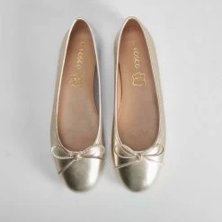 Bailarina De Piel Básica FOSCO Metalizada -Moda Zapatos Tienda 38d64a0d 899a 40d9 a292 7b54df4c04bb 23222vef1ba0o01 000 004