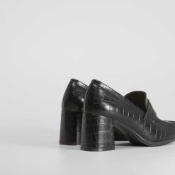 Mocasín De Tacón Negro Grabado COMFEET -Moda Zapatos Tienda 592c7d21 ab08 4710 8826 eb5a5a8adfc8 23222vec1zn1n19 000 003