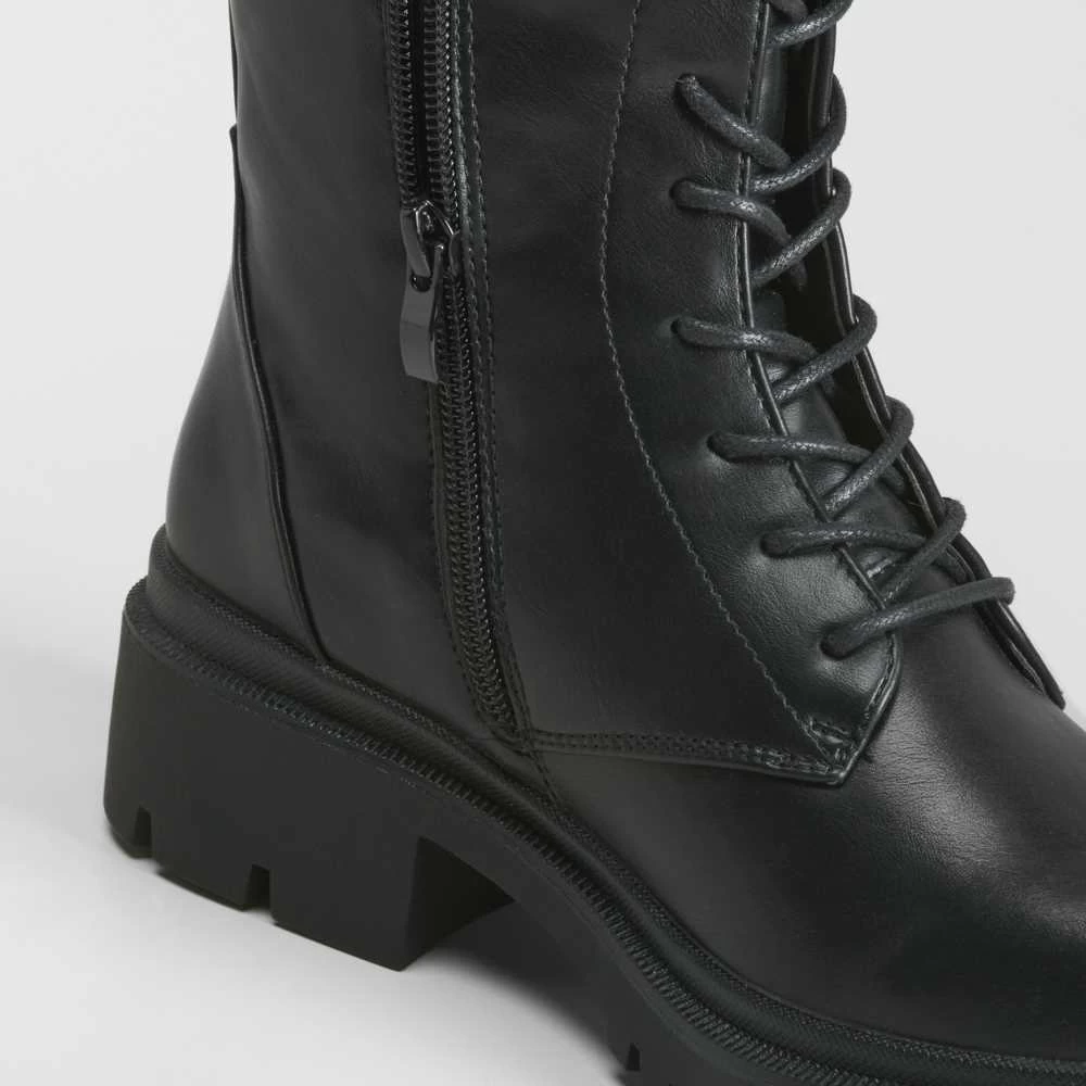 Bota Alta Militar Negra PICCOLA PIU 7 Bota Alta Militar Negra PICCOLA PIU - Imagen 5