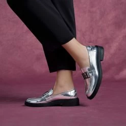 Mocasín Plata Tacón PICCOLA PIU -Moda Zapatos Tienda 8a5ab949 1b5b 4107 a88c 716249b641f8 23222vep1nm1p12 000 002