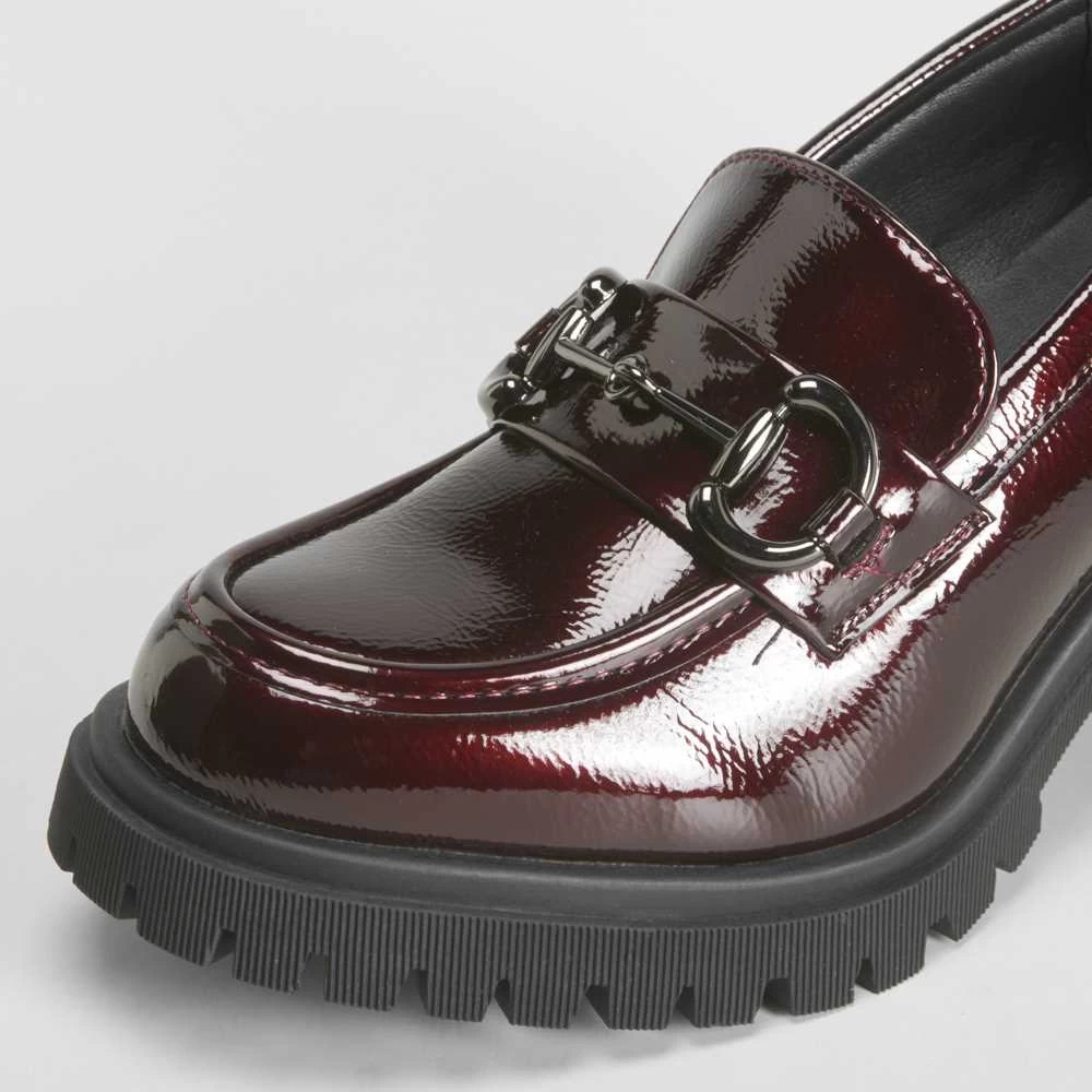 Mocasín De Tacón Granate NYC 7 Mocasín De Tacón Granate NYC - Imagen 5