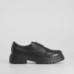 Blucher Negro Plataforma NYC