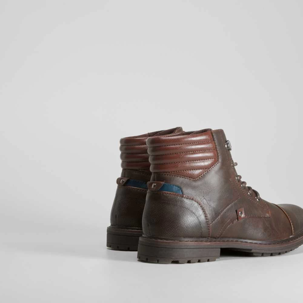 Bota Marrón Cordones De NYC 5 Bota Marrón Cordones De NYC - Imagen 3