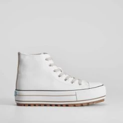 Zapatilla Alta Plataforma Dentada MUSTANG