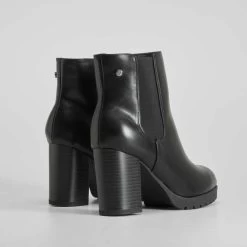 Botín De Tacón Liso Negro PICCOLA PIU -Moda Zapatos Tienda c7088641 4cb5 4389 9796 e52e5bb8afa3 23222vep4tt2n43 000 003