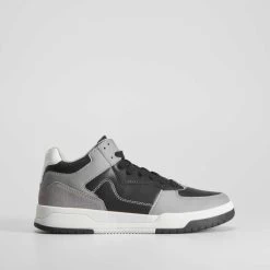 Zapatilla Alta Basket Gris NYC