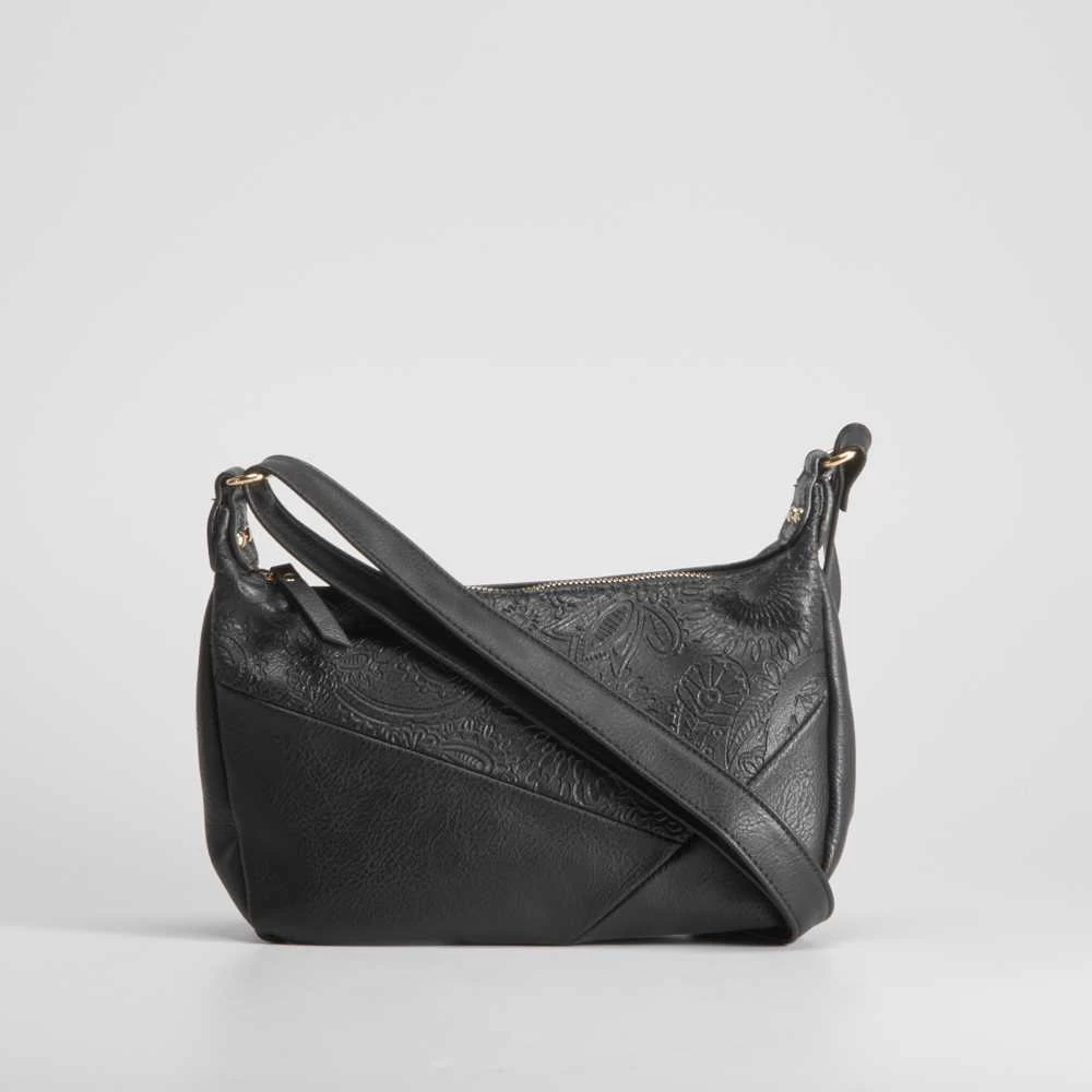 Bandolera Grabada Negra SENDA ROAD 3 Bandolera Grabada Negra SENDA ROAD