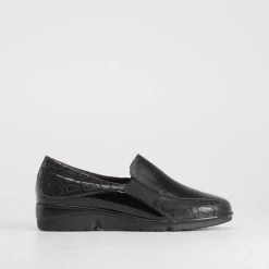 Zapato Negro Confort Piel PITILLOS