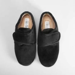 Zapatilla De Casa Negra Velcro COMFEET -Moda Zapatos Tienda d3eec52b 59cc 4bae 90d3 19f62ec6556a 23252zay1cc2n09 000 004