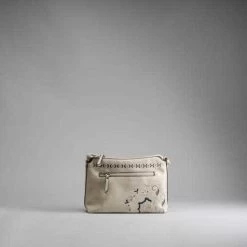 Bandolera Bordada Beige SENDA ROAD
