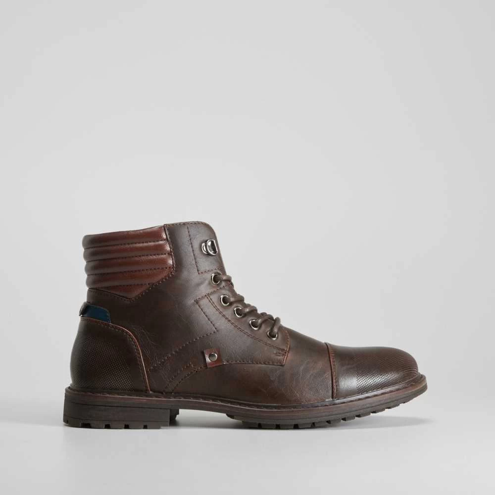 Bota Marrón Cordones De NYC 3 Bota Marrón Cordones De NYC