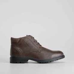 Botín Cordones Confort Marrón COMFEET