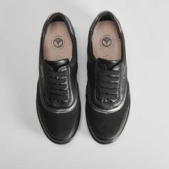 Zapato Cuña Cordones Elásticos COMFEET -Moda Zapatos Tienda f071a842 42f5 4d67 9af7 39adad1ab7b9 23222vec1zp1n10 000 004